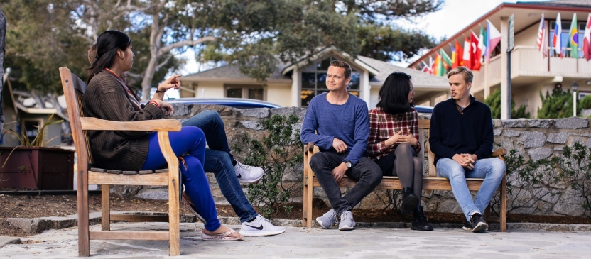 Students in California study English.
