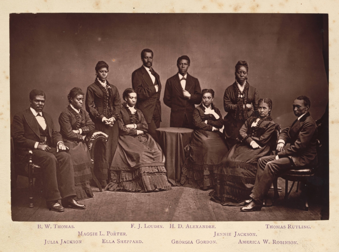 Portrait of the Jubilee Singers