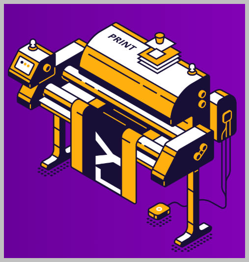 Image of a large printer