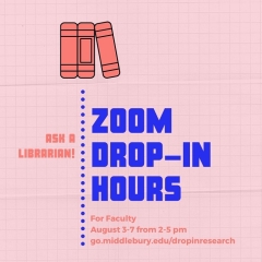 Zoom Drop-In Hours for Faculty