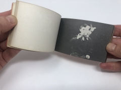 Image of open book, First Cigarette