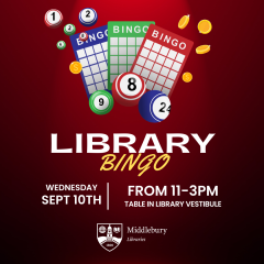 bingo event in the library