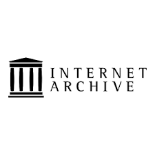 Internet Archive archive.org logo abstract representation of a building with pillars at its entry