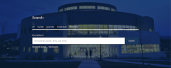 screenshot of LibrarySearch page