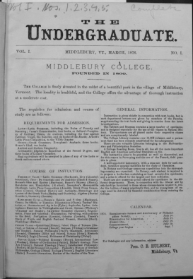 Profile of The Undergraduate