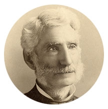 Sepia-toned portrait of Harvey Denison Kitchel