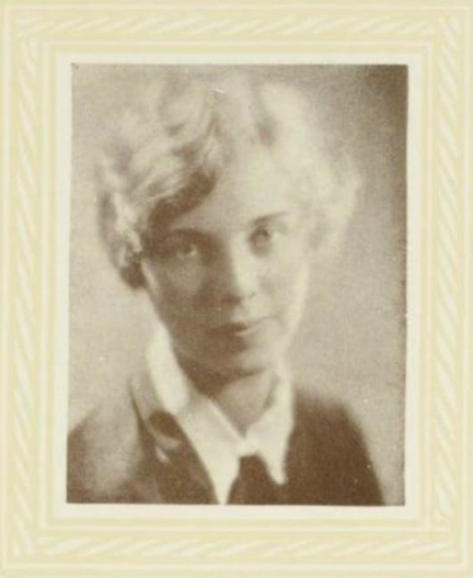 portrait of Alice Guest Howson in the 1930 Kaleidoscope