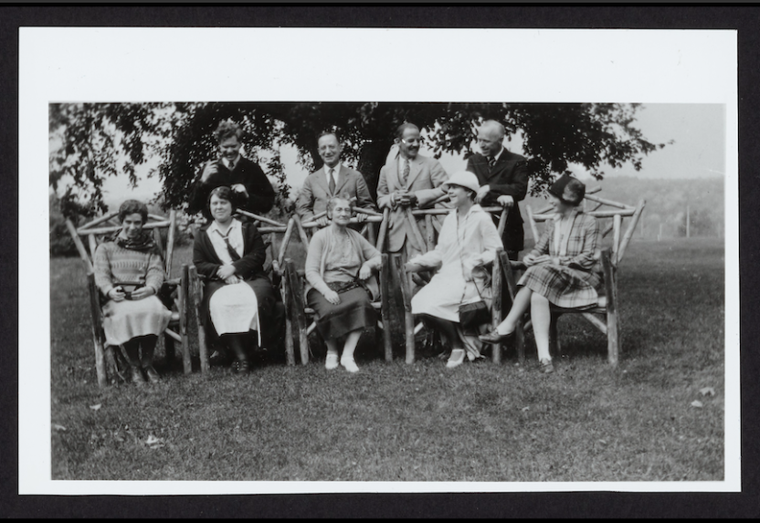 Attendees of first Bread Loaf Writers' Conference posed for group photo