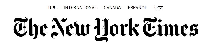 New York Times masthead