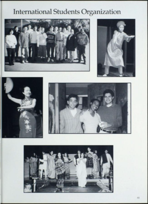 photo collage of students involved in the international students organization