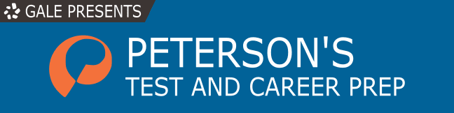 Peterson's test and career prep, orange logo