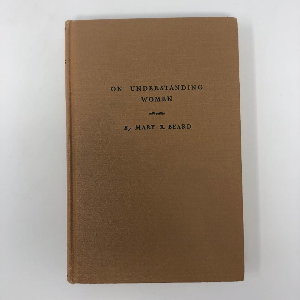 Cover of On Understanding Women by Mary Ritter Beard, 1931.