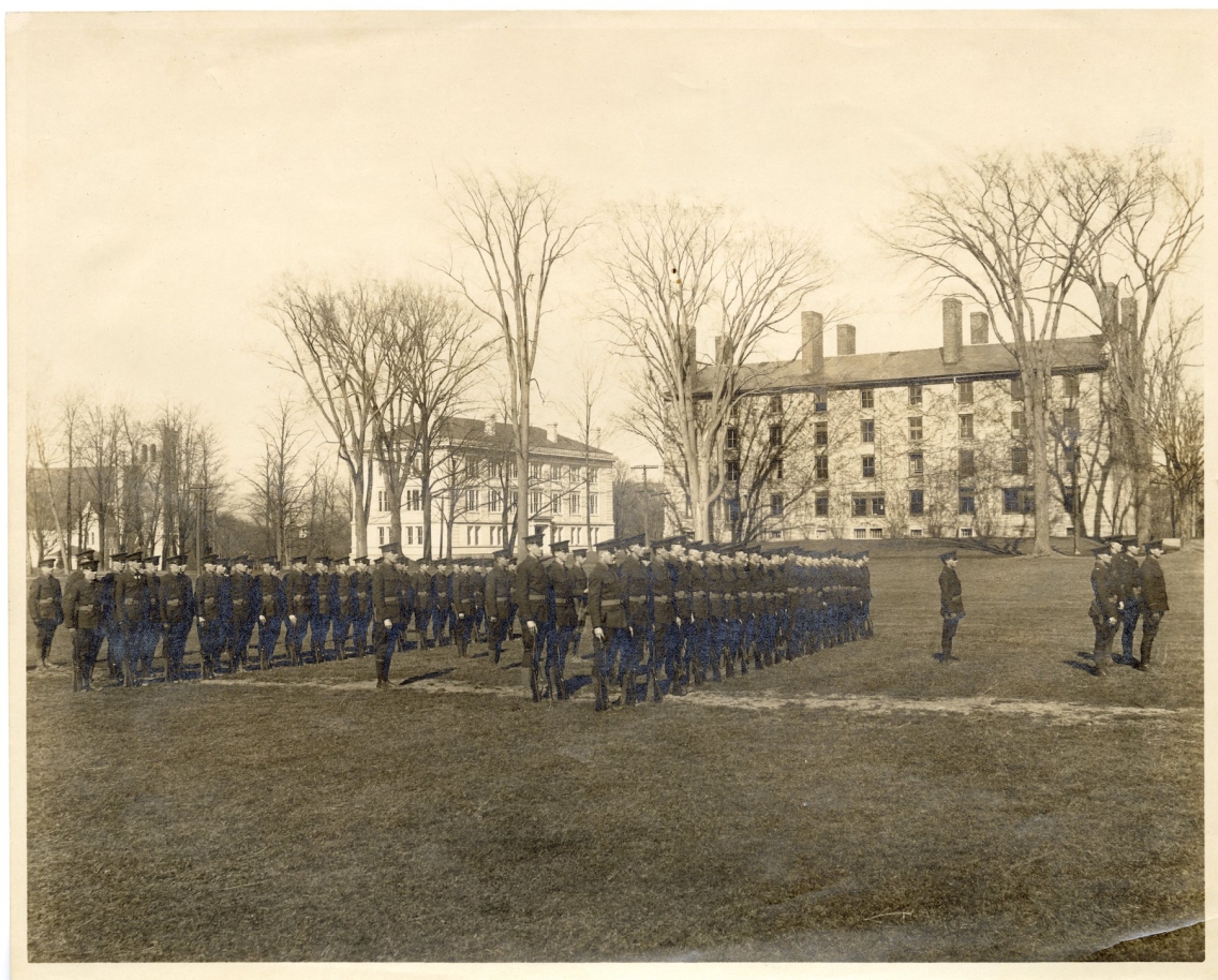 Student Army Training Corps at Middlebury College. The SATC was instituted to help prepare students for war in the case that they were needed to fight and to assure them of a proper college education.