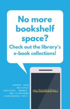No more bookshelf space?
