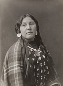 native american woman photo