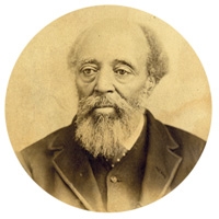 Sepia-toned photograph of Martin Henry Freeman