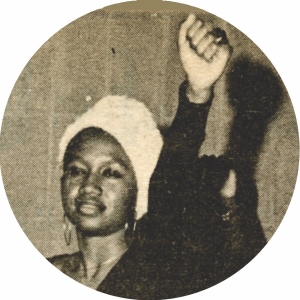 student participates in Black Week in 1972