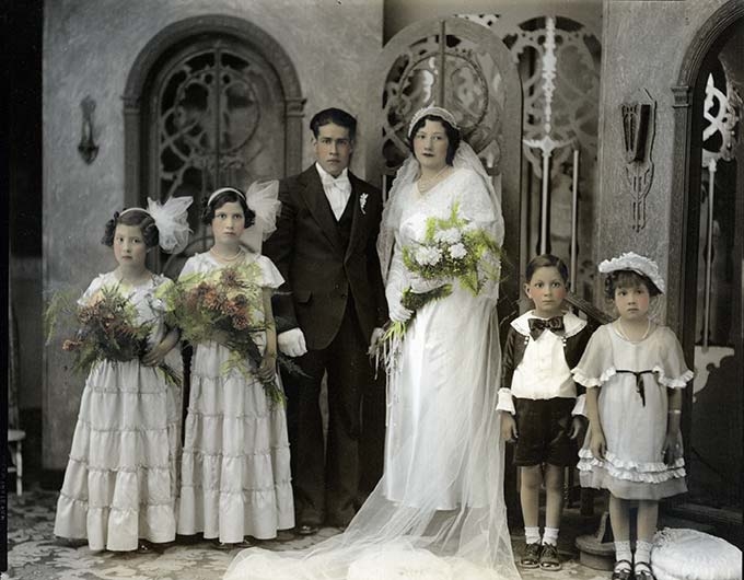 Alfonso Casasola, Wedding of Caroline Pedregon and Jesus Jose Urguidi, 1934