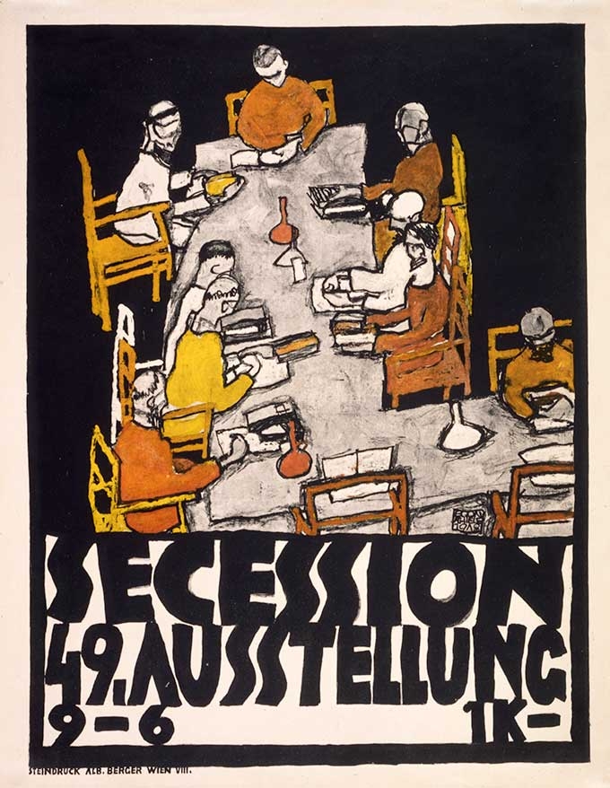 Egon Schiele, 49th Secession Exhibition Poster