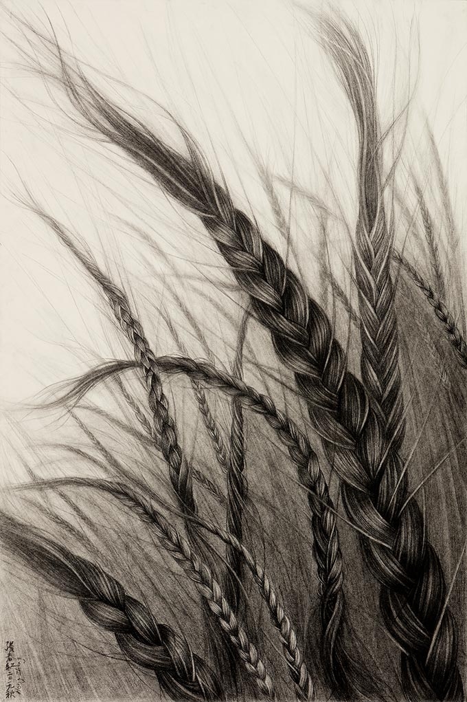 hong_chun_zhang_braidfield2_web.jpg Hong Chun Zhang, Braidfield 2, 2019, charcoal on paper