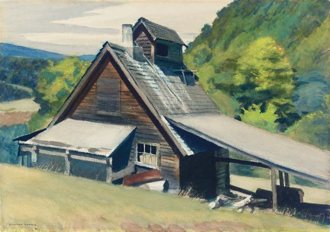 hopper_vermont_sugar_house.jpg Edward Hopper, Vermont Sugar House