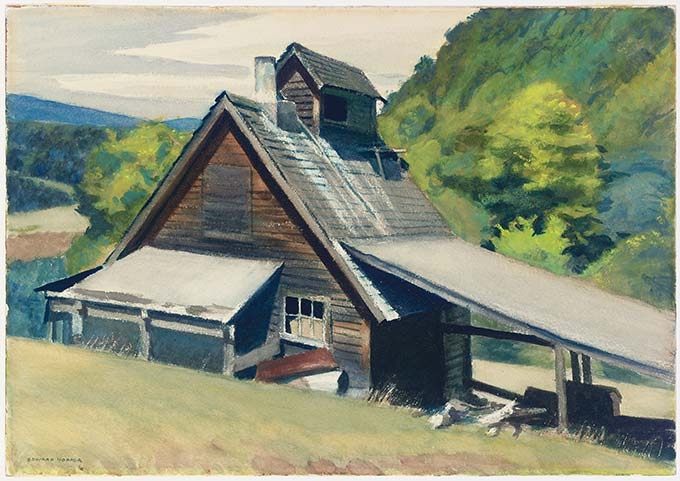 hopper_vt_sugar_house.jpg Edward Hopper, Vermont Sugar House