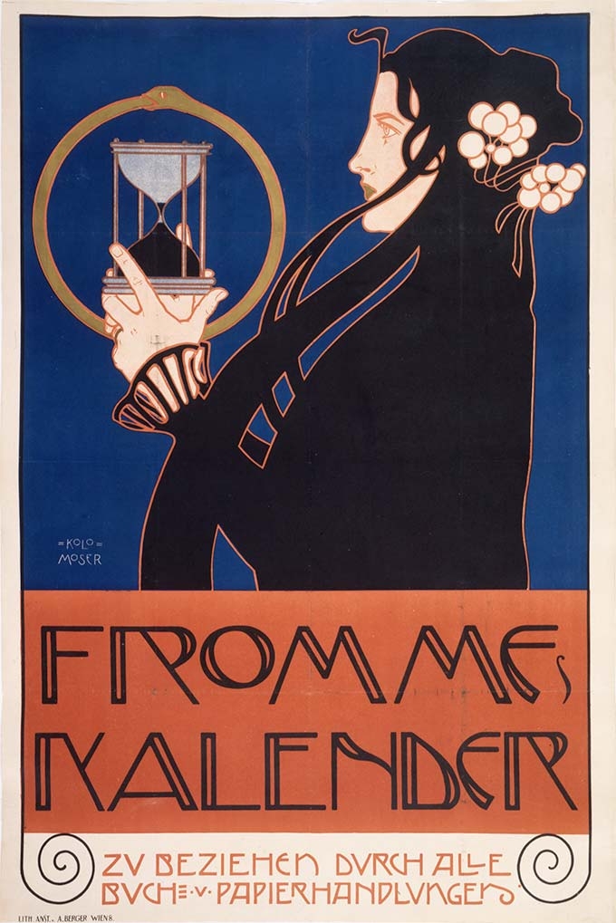 Koloman Moser, Frommes Calendar Poster