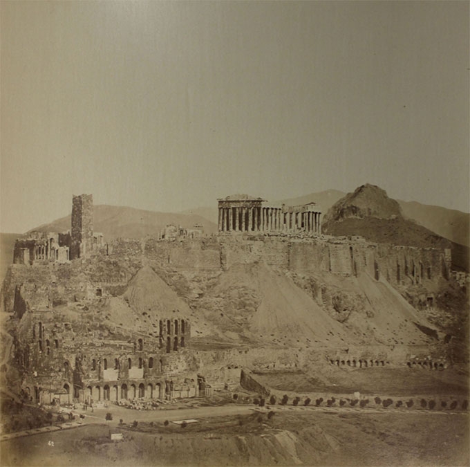 Dimitrios Konstantinou, General view of the Athenian Acropolis and the South Slope from the southwest
