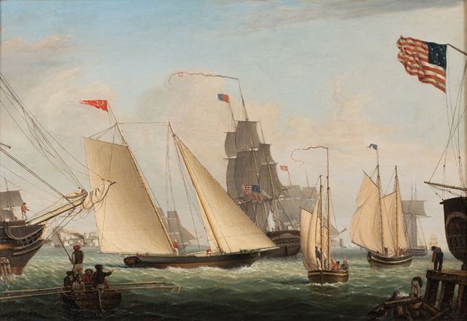 lane_yacht_northern_light_boston_harbor.jpg Fitz Henry Lane, Yacht Northern Light in Boston Harbor