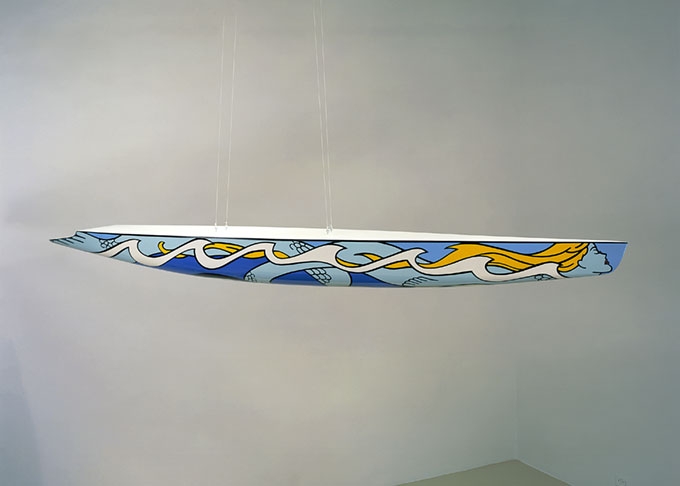 lichtenstein_hull_model_osaka_museum.jpg Roy Lichtenstein, Mermaid Sailboat Hull maquette