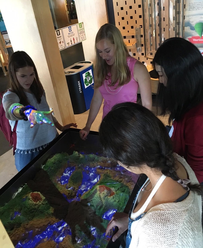 museumworks_2018_004.jpg 2018 MuseumWorks interns enjoy an interactive science exhibit at the ECHO Leahy Center