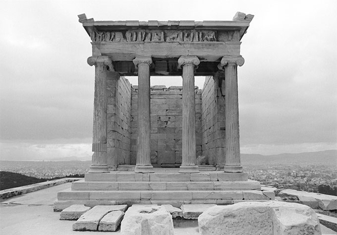 Socratis Mavrommatis, Parthenon, Temple of Athena Nike, post-intervention