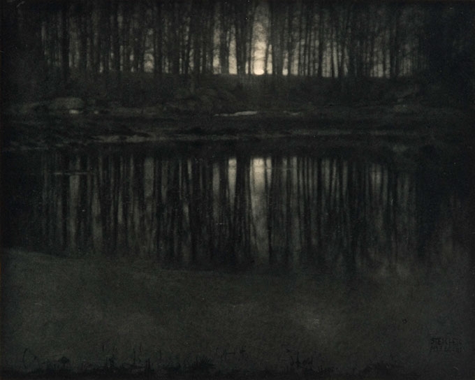 steichen_pond.jpg Edward Jean Steichen, Moonlight, The Pond from Camera Work XIV, 1904
