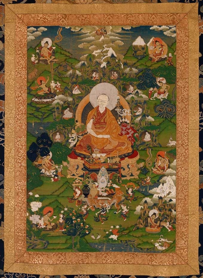 thangka_seventh_dalai_lama.jpg Seventh Dalai Lama and His Chakrasamvara Initiation