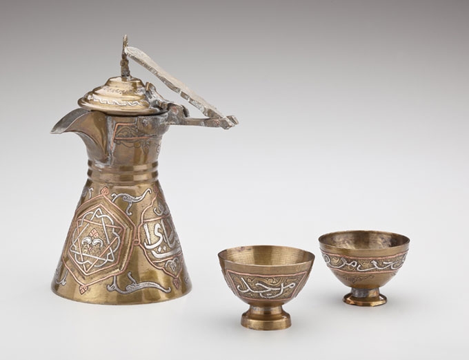 Inscribed Coffeepot and Cups, Algeria