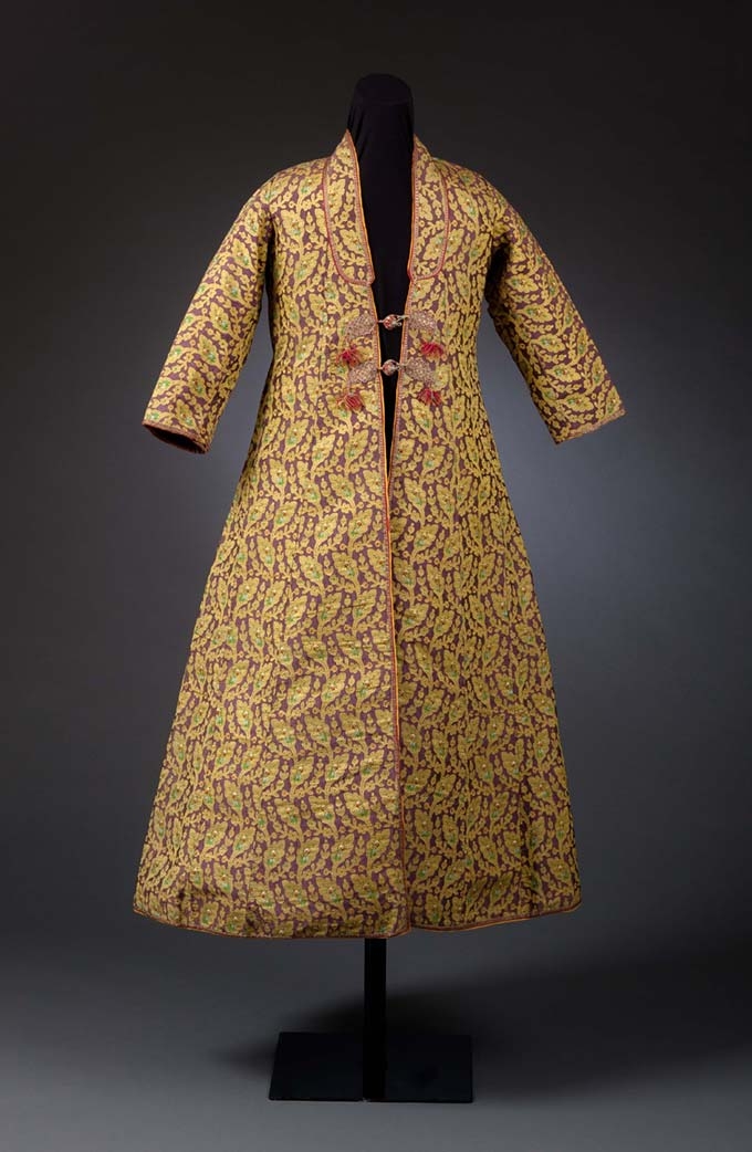 Man’s Sawari Coat with Boteh and Woven Floral Motifs