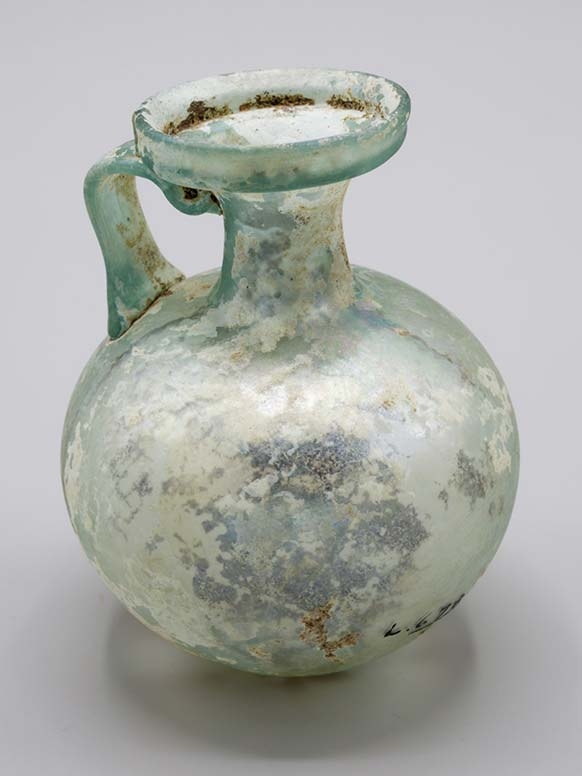 a flask from the ancient glass collection