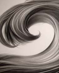 Hong Chun Zhang: Hair Story in Charcoal and Ink Middlebury College