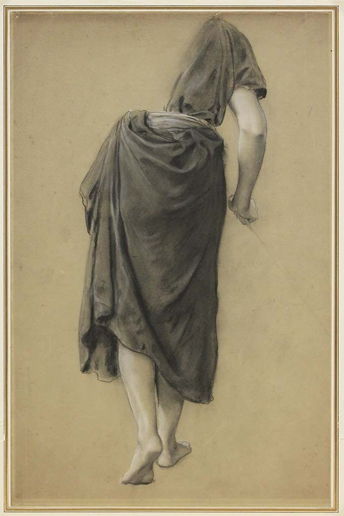 Adolf Hiremy-Hirschl, Study of a Figure Walking Away