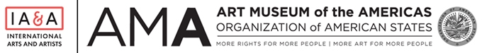 logo for International Arts and Artists, logo for Art Museum of the Americas