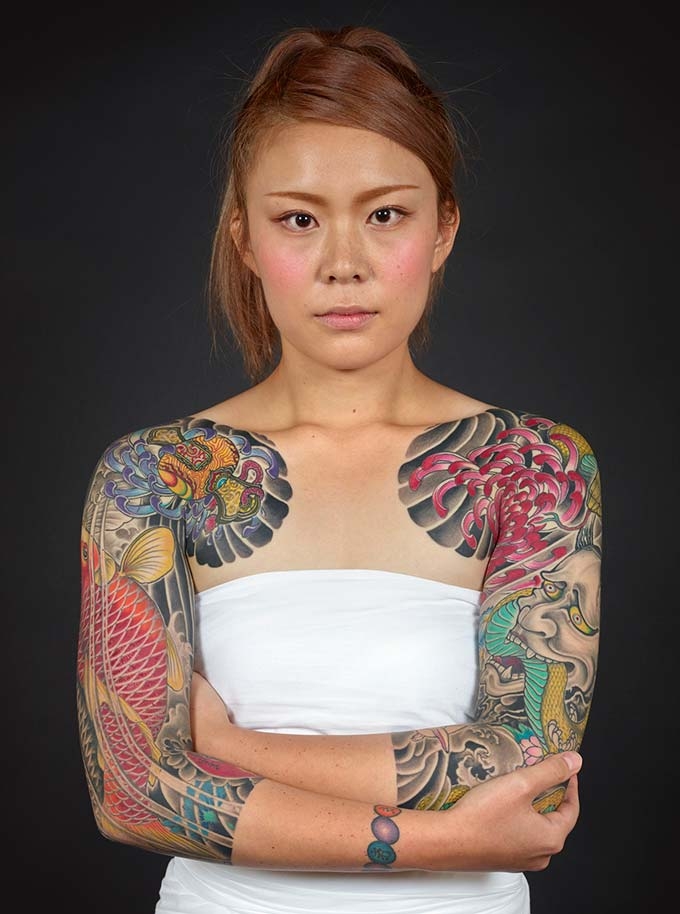 Tattoo by Horikiku, photo by Kip Fulbeck