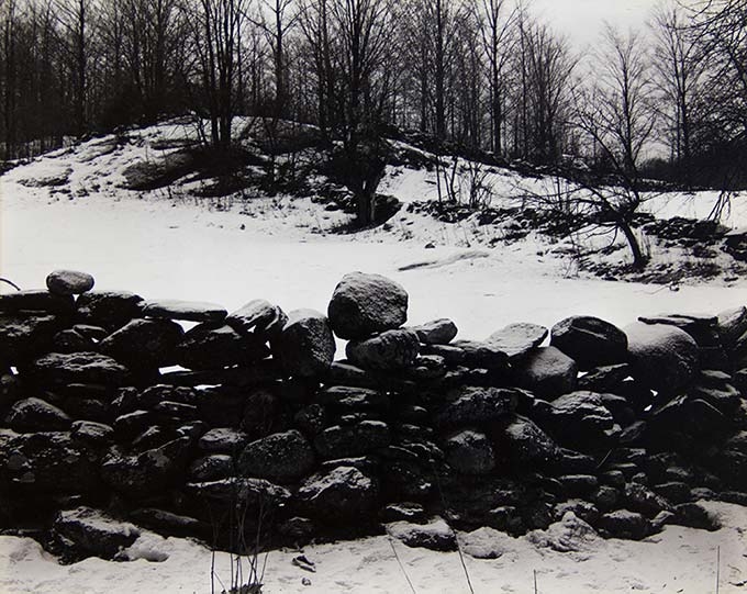 Paul Strand, Wall and Snow, Vermont