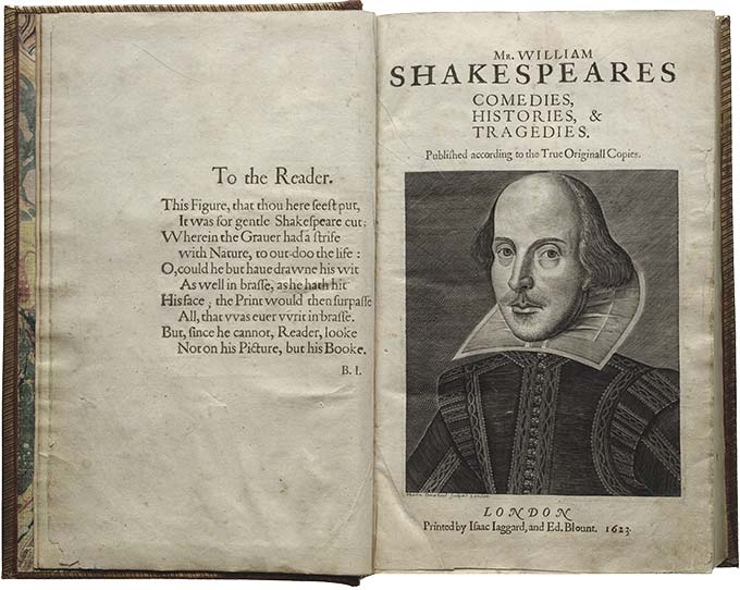 Title Page of the First Folio