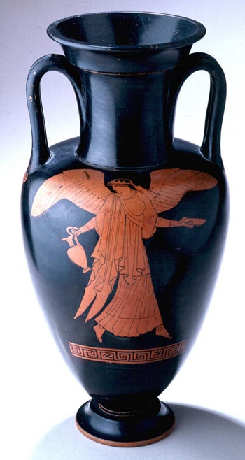 Red-Figure Neck Amphora (Doubleen) Depicting Nike