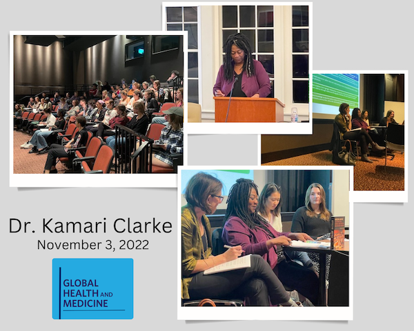 photos of Karmari Clarke talk