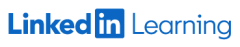 Blue LinkedIn Learning logo