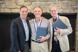 Ron Liebowitz with McCardell Citizen's Award winners David Brynn and Douglas Anderson