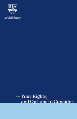 Rights and Options brochure cover