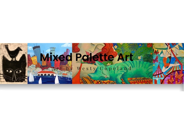 Mixed Palette art logo