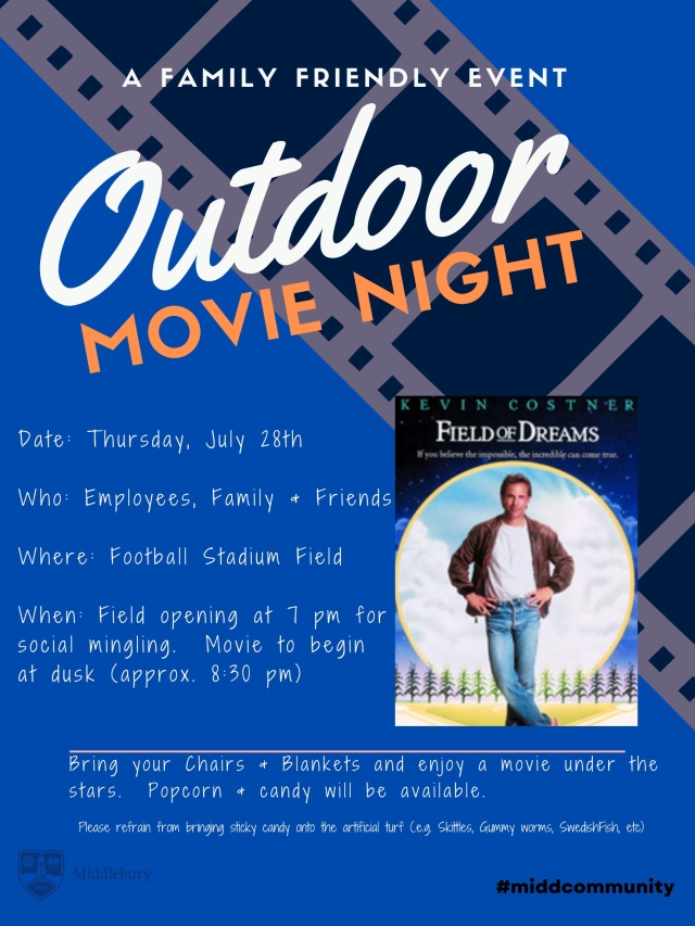 Outdoor Movie Night Poster